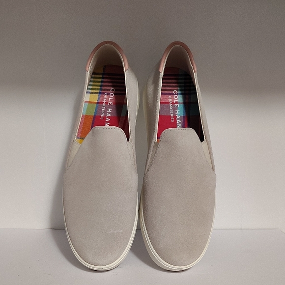 Cole Haan  Woman's Tan Slip-On Loafers - Picture 1 of 7